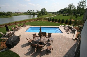 Signature Pools 33' x 14' pool in Oswego Illinois