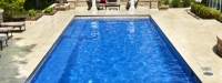 Master of Design Award Winning Pool in 2010 - This is a Grand Elegance (40' x 16') pool built in St. Charles, IL